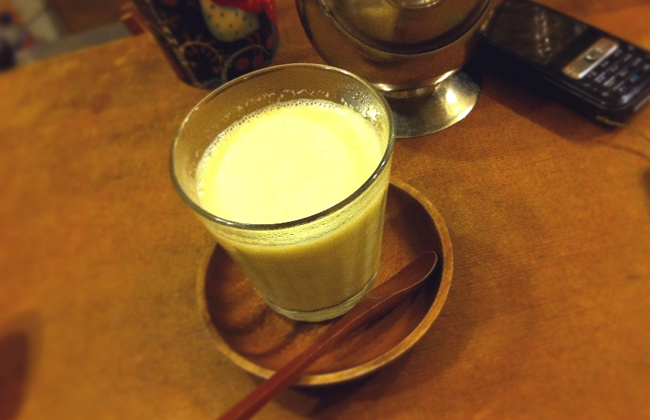 orange　cafe　豆乳　ホット