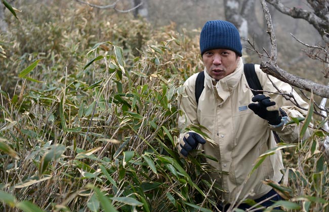 祖母山　登山　熊本　北谷登山口